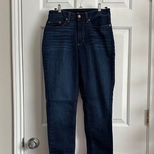 L.L. Bean High Rise Dark Indigo Jeans